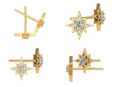 Earrings od65 3D print model
