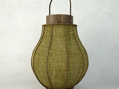 Bamboo Lanterns 3D model