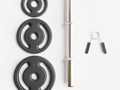 Gym Dumbbell 001 3D model