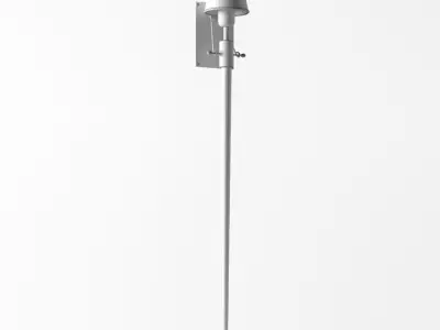 High wall sconce 3D model