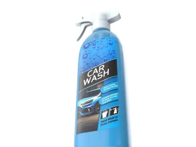 Car Wash Spray Game Ready Low-poly 3D model