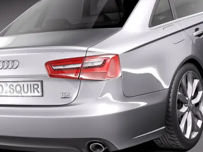Audi A6 sedan 2012 3D model