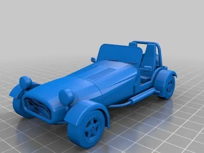 Caterham Super Seven 7 car for WeLoveCars collection by whata... Free 3D print model