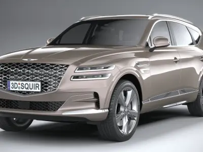 Genesis GV80 2021 3D model