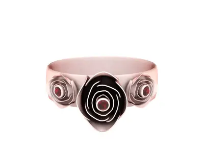 LUXURY RING 3D PRINTABLE MODEL  3D print model