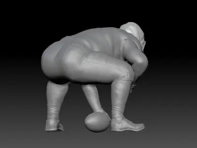 NFL PLAYER LINE OFFENCE CENTER 3D print model