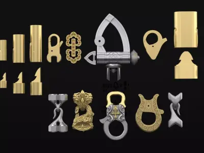 Jewelry Locks 3D print model