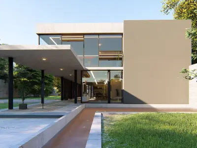 MODERN HOUSE 8 3D model