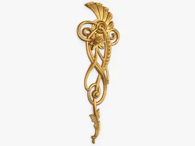 Classic decor ornament 109 3D model