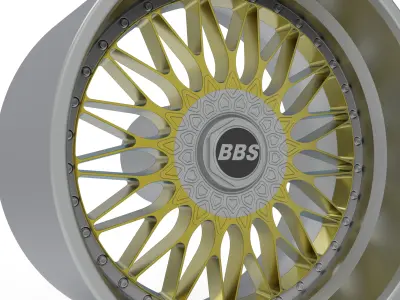 BBS RS564 wheel 3d print model 3D print model