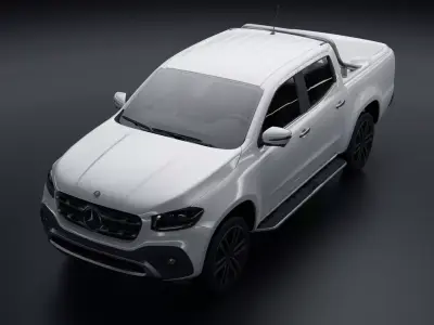Mercedes Benz X Class 2018 Low-poly 3D model