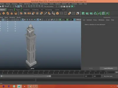 mysore clock tower 3D model
