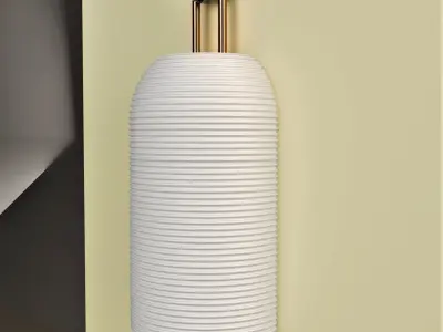 Modern Wall Light - Sconce - Porcelain - Lamp Free 3D model
