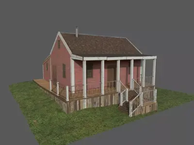old house Free 3D model shop