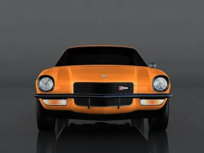 Chevrolet Camaro 1970 Low-poly 3D model
