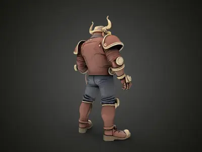 steampunk character 1 3D print model