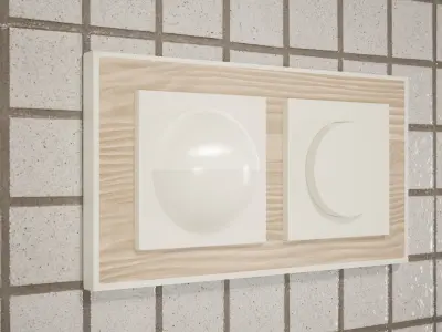 Sensor and Light Switch Free low-poly 3D model