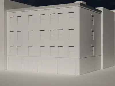 Building 01 Free low-poly 3D model