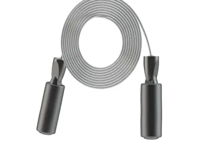 Adjustable Steel Wire Jump Rope 3D model