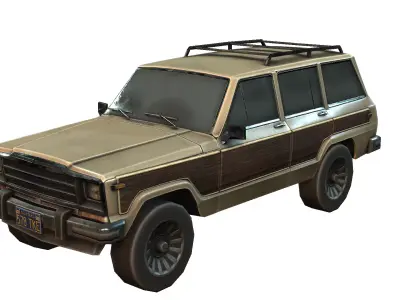 Wagoneer Low-poly 3D model