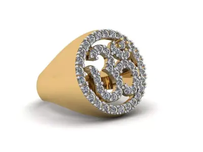 Om Ring For Men 3D print model