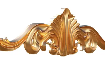 Ornament Carving Molding Decoration CNC Low-poly 3D model