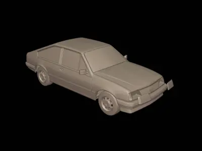 chevrolet br monza sl e 2 door 1984   3D print model