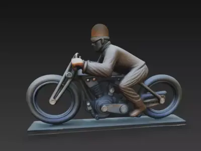 Rust rider 3D print model