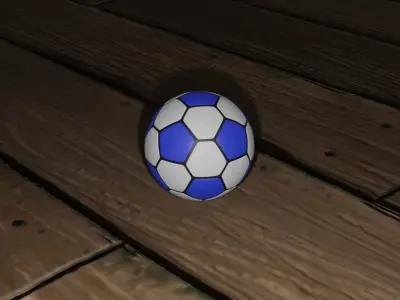 Soccer Ball 3D model 13