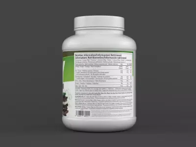 Protein Powder 3D model