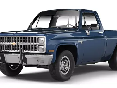 Chevrolet C10 Silverado 1982 3D model
