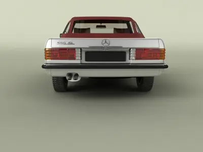 Mercedes-Benz R107 500SL 3D model