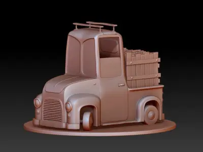 Truck cartoon 3D model