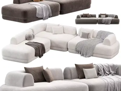 BUMPER Sectional sofa 3D model purchase