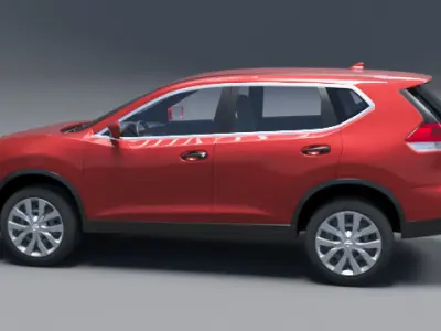 Nissan Rogue S AWD 2019 3D model