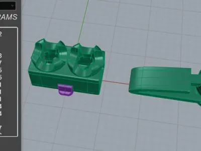 10pt Gem Or Diamond Tennis Bracelet 3D print model