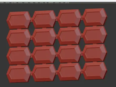 mirror crown ding american Low-poly 3D model