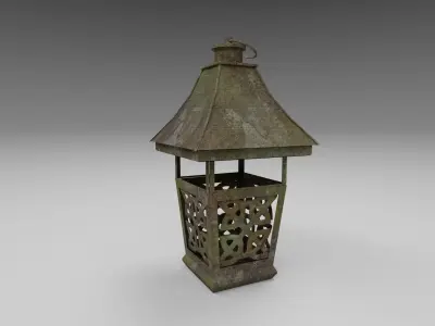 Ancient Celtic Oil Lamp Free low-poly 3D model