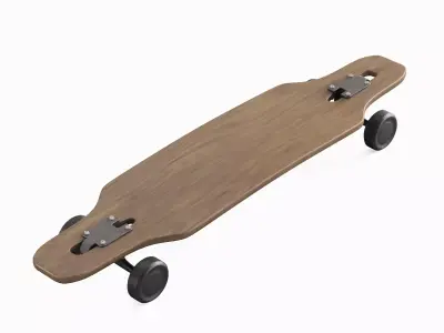 Longboard 02 3D model