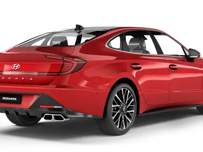 Hyundai Sonata 2021 3D model