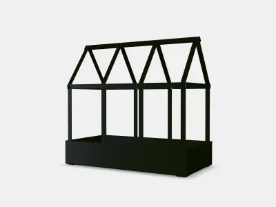 SENAPSKAL An ornamental plant house Low-poly 3D model