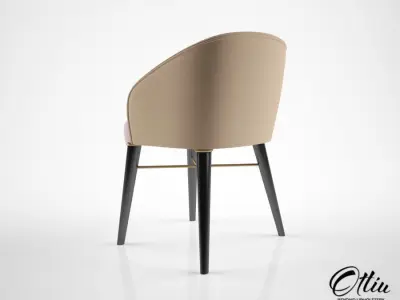 Ottiu Ingrid dining chair 3D model