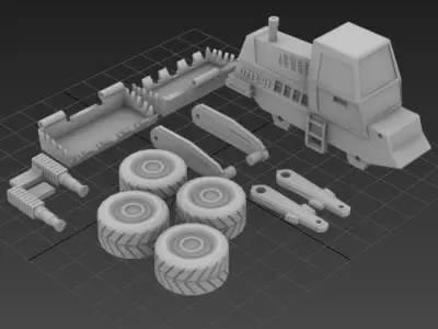 Twisted Metal 2 Mr Slam 3D print model