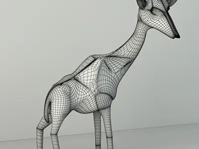 Giovanni Giraffe Ornament by ZARA HOME 3D model