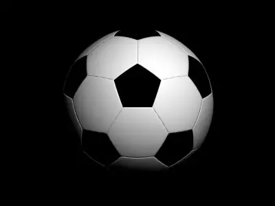Soccer Ball Free low-poly 3D model buy