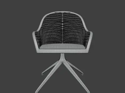 Artefacto - Infinity Armchair Swivel Chair 3D model