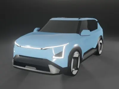 Kia EV5 Low-poly 3D model