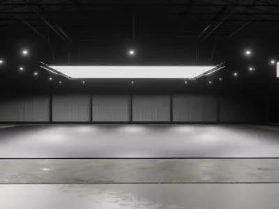 PHOTO STUDIO interior car studio 3D model