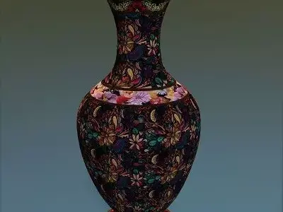 Medieval Flower Vase 2 Low-poly 3D model