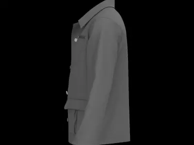 Male jacket 3D model